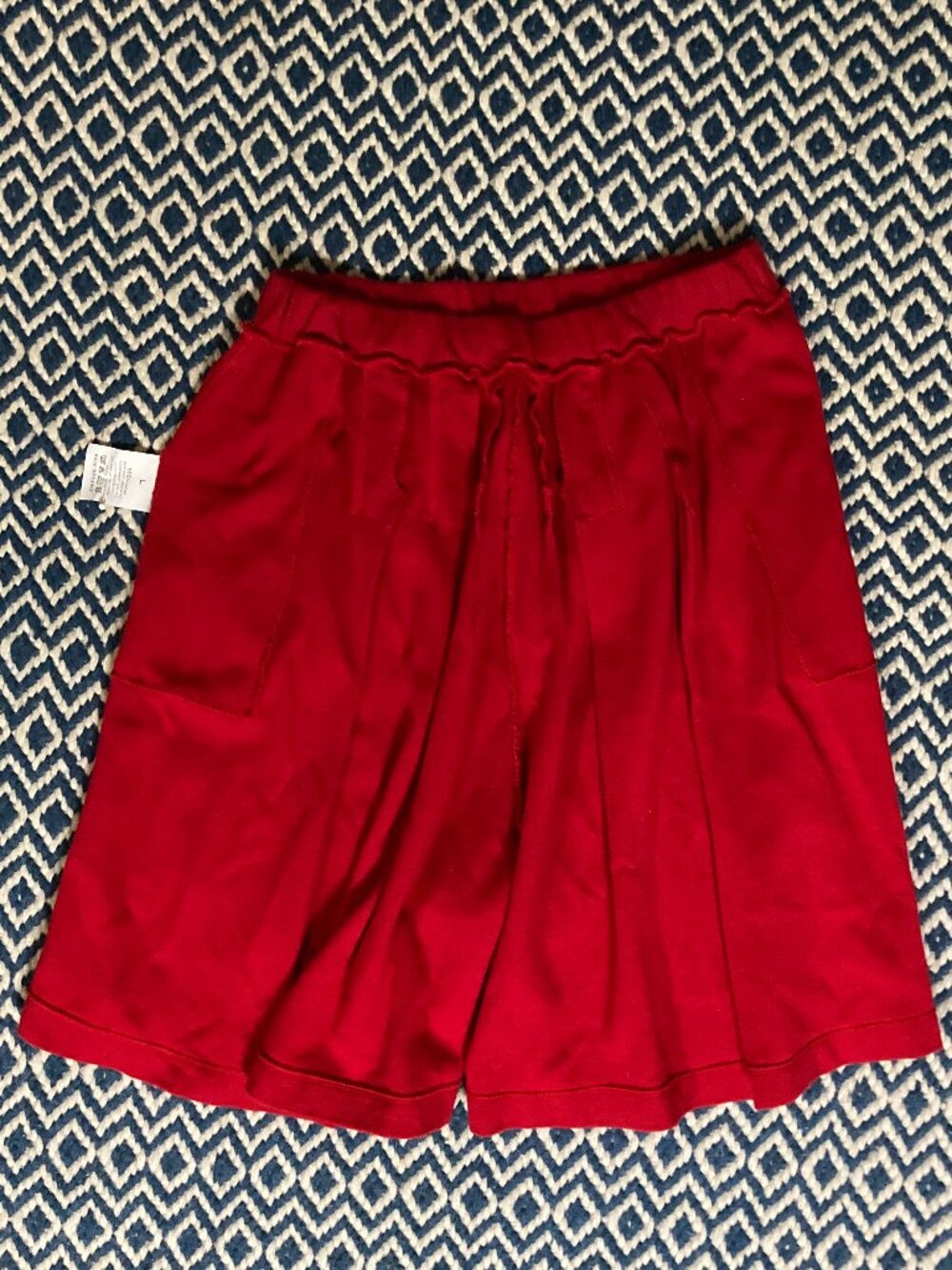Vintage Sonia Rykiel red knitwear culottes with pockets - Picture 8 of 10